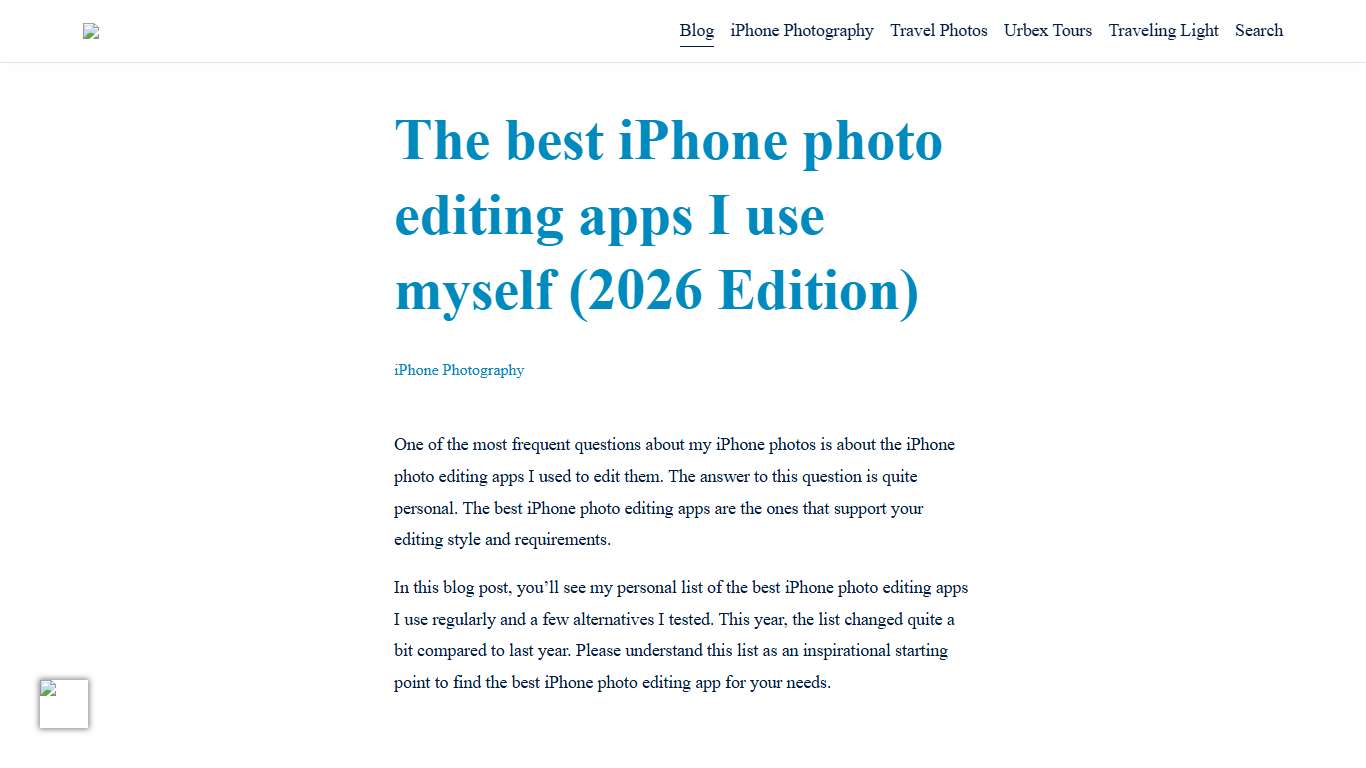 Best iPhone photo editing Apps (2026 Edition)