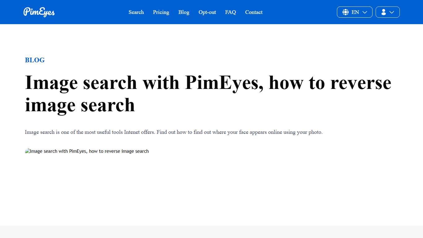 Image search with PimEyes PimEyes' Blog PimEyes